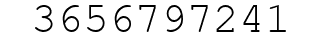 Number 3656797241.