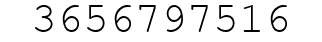 Number 3656797516.