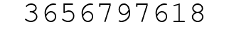 Number 3656797618.