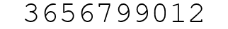 Number 3656799012.