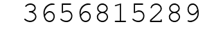 Number 3656815289.