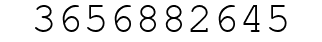Number 3656882645.