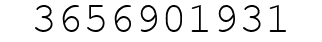 Number 3656901931.