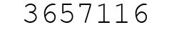 Number 3657116.