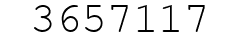 Number 3657117.