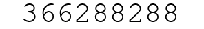 Number 366288288.