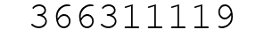 Number 366311119.