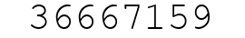 Number 36667159.