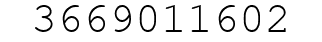 Number 3669011602.