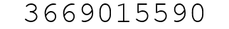 Number 3669015590.