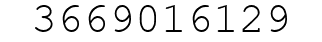 Number 3669016129.