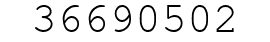Number 36690502.