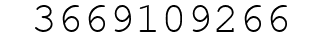Number 3669109266.