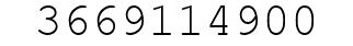 Number 3669114900.