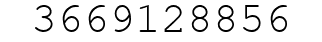 Number 3669128856.