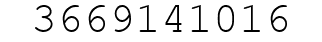Number 3669141016.
