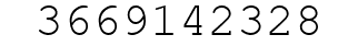 Number 3669142328.