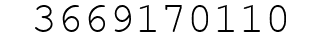 Number 3669170110.