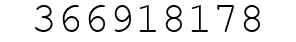 Number 366918178.