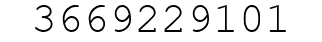 Number 3669229101.