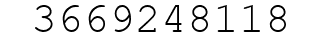 Number 3669248118.