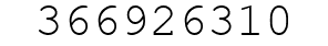 Number 366926310.