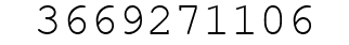 Number 3669271106.
