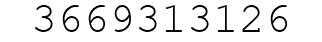Number 3669313126.