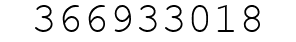 Number 366933018.