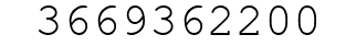 Number 3669362200.