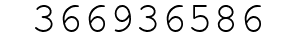 Number 366936586.