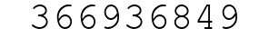 Number 366936849.