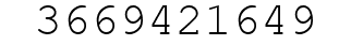 Number 3669421649.
