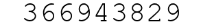 Number 366943829.