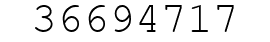 Number 36694717.