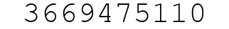 Number 3669475110.