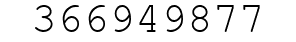 Number 366949877.