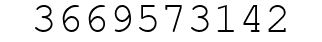 Number 3669573142.