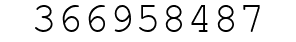 Number 366958487.