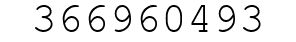 Number 366960493.