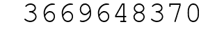 Number 3669648370.