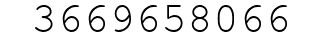 Number 3669658066.