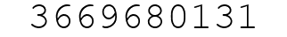 Number 3669680131.