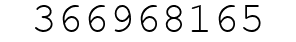 Number 366968165.