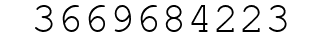 Number 3669684223.