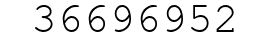 Number 36696952.