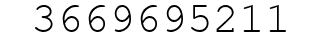 Number 3669695211.