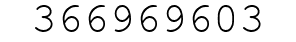 Number 366969603.