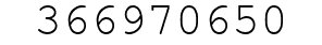 Number 366970650.