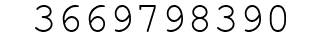 Number 3669798390.